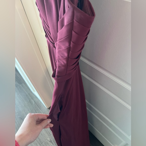 Azazie Cabernet Melinda bridesmaids dress. Size A6. - Picture 8 of 8